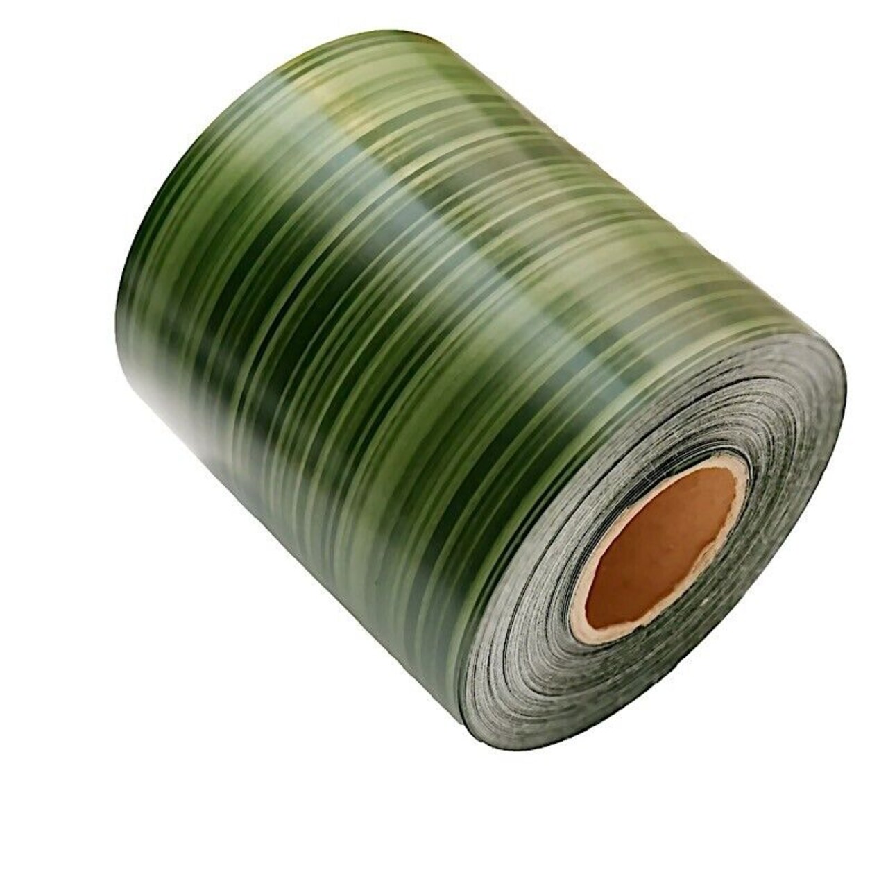 Green 50 yards 4 in Satin RIBBON Roll Two Sided Ti Leaf Pattern